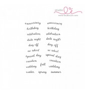 Studio L2E Hi-light it Banners SENTIMENTS stamp set